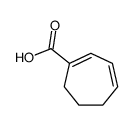 cyclohepta-1,3-diene-1-carboxylic acid Structure