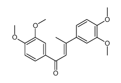 1,3-bis(3,4-dimethoxyphenyl)but-2-en-1-one Structure