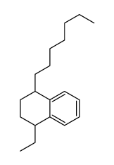 1-ethyl-4-heptyl-1,2,3,4-tetrahydronaphthalene Structure