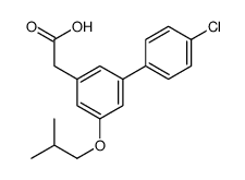 4'-Chloro-5-isobutoxy-3-biphenylacetic acid Structure