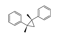 cis-1,2-Dimethyl-1,2-diphenylcyclopropan Structure