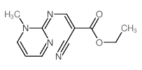ethyl 2-cyano-3-[(1-methylpyrimidin-2-ylidene)amino]prop-2-enoate picture