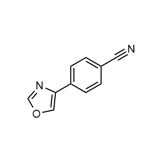 4-(Oxazol-4-yl)benzonitrile Structure