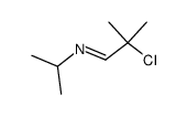 (E)-2-chloro-N-isopropyl-2-methylpropan-1-imine Structure