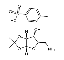 5-amino-O1,O2-isopropylidene-5-deoxy-α-D-xylofuranose, toluene-4-sulfonate结构式