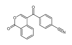 4-(1-oxoisochromene-4-carbonyl)benzonitrile Structure