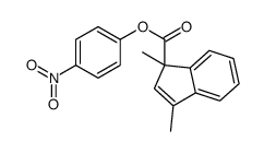 (4-nitrophenyl) 1,3-dimethylindene-1-carboxylate结构式