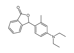 3-[4-(diethylamino)-2-methylphenyl]-3H-2-benzofuran-1-one结构式