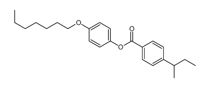 (4-heptoxyphenyl) 4-butan-2-ylbenzoate结构式