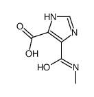 1H-Imidazole-4-carboxylicacid,5-[(methylamino)carbonyl]-(9CI) structure