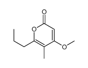 4-methoxy-5-methyl-6-propylpyran-2-one结构式