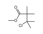 methyl 3-chloro-2,2,3-trimethylbutanoate结构式