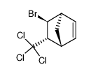 (1R,4R,5S,6R)-5-Bromo-6-trichloromethyl-bicyclo[2.2.1]hept-2-ene Structure