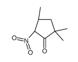 (4R,5S)-2,2,4-trimethyl-5-nitrocyclopentan-1-one Structure