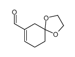 1,4-dioxaspiro[4.5]dec-7-ene-7-carbaldehyde结构式