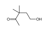 5-hydroxy-3,3-dimethylpentan-2-one Structure
