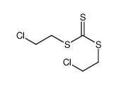 Trithiocarbonic acid bis(2-chloroethyl) ester structure
