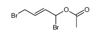 1,4-dibromobut-2-enyl acetate Structure