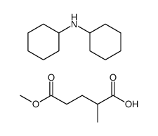 4-methoxycarbonyl-2-methyl butanoic acid dicyclohexylamine salt Structure