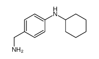 4-(aminomethyl)-N-cyclohexylaniline结构式