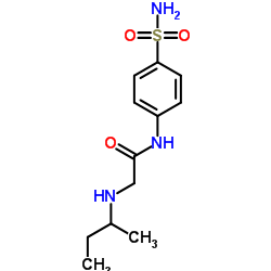 N2-sec-Butyl-N-(4-sulfamoylphenyl)glycinamide结构式