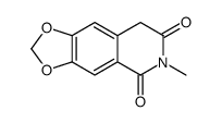6-methyl-8H-[1,3]dioxolo[4,5-g]isoquinoline-5,7-dione Structure