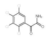 2-oxo-2-(2,3,4,5-tetrachlorophenyl)acetamide结构式