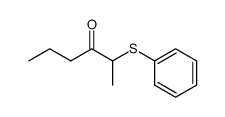 2-(Phenylthio)hexan-3-one Structure