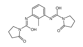 N-[2-methyl-3-[(2-oxopyrrolidine-1-carbonyl)amino]phenyl]-2-oxopyrrolidine-1-carboxamide结构式