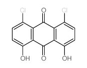 9,10-Anthracenedione,1,8-dichloro-4,5-dihydroxy- Structure