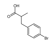 3-(4-Bromophenyl)-2-methylpropanoic acid structure