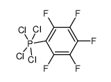 Pentafluorphenyl-tetrachlorphosphoran结构式