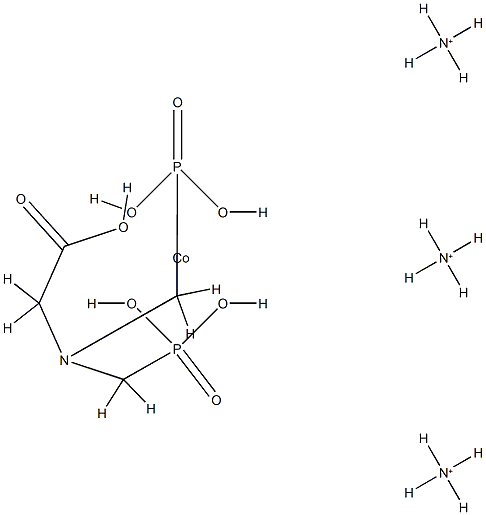 triammonium [N,N-bis(phosphonomethyl)glycinato(5-)]cobaltate(3-) picture