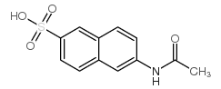 6-acetamidonaphthalene-2-sulphonic acid结构式