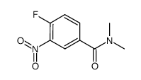 4-fluoro-N,N-dimethyl-3-nitrobenzamide结构式