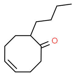 (Z)-8-Butyl-4-cycloocten-1-one structure