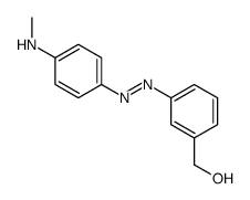 [3-[[4-(methylamino)phenyl]diazenyl]phenyl]methanol Structure