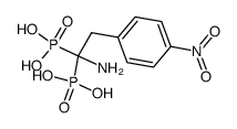 α-Amino-β--aethyliden-α,α-diphosphorsaeure-Dihydrat结构式