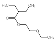 Butanoic acid,2-ethyl-, 2-ethoxyethyl ester Structure