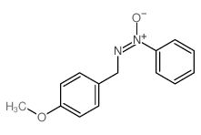 Diazene,1-[(4-methoxyphenyl)methyl]-2-phenyl-, 2-oxide结构式