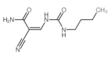 2-Propenamide,3-[[(butylamino)carbonyl]amino]-2-cyano- picture