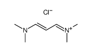 3-dimethylaminopropenylidenedimethylammonium chloride结构式
