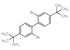 2,2-二溴-4,4-二-叔丁基-1,1-联苯结构式
