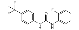 1-(2-Fluorophenyl)-3-[4-(trifluoromethyl)phenyl]urea结构式