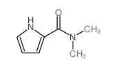 1H-Pyrrole-2-carboxamide,N,N-dimethyl-(9CI)结构式