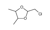 1,3-Dioxolane,2-(chloromethyl)-4,5-dimethyl- picture