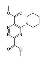dimethyl 5-piperidin-1-yl-1,2,4-triazine-3,6-dicarboxylate Structure