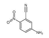 5-氨基-2-硝基苯甲腈结构式