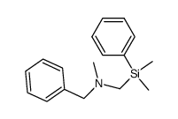 N-Methyl-N-[(dimethylphenylsilyl)methyl]benzylamine结构式