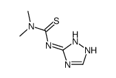 N,N-dimethyl-N'-1H-1,2,4-triazol-3-yl-thiourea structure